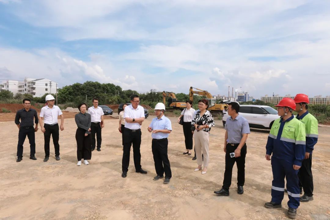 海南省工信厅到2121非凡督导氢氧化锂项目建设